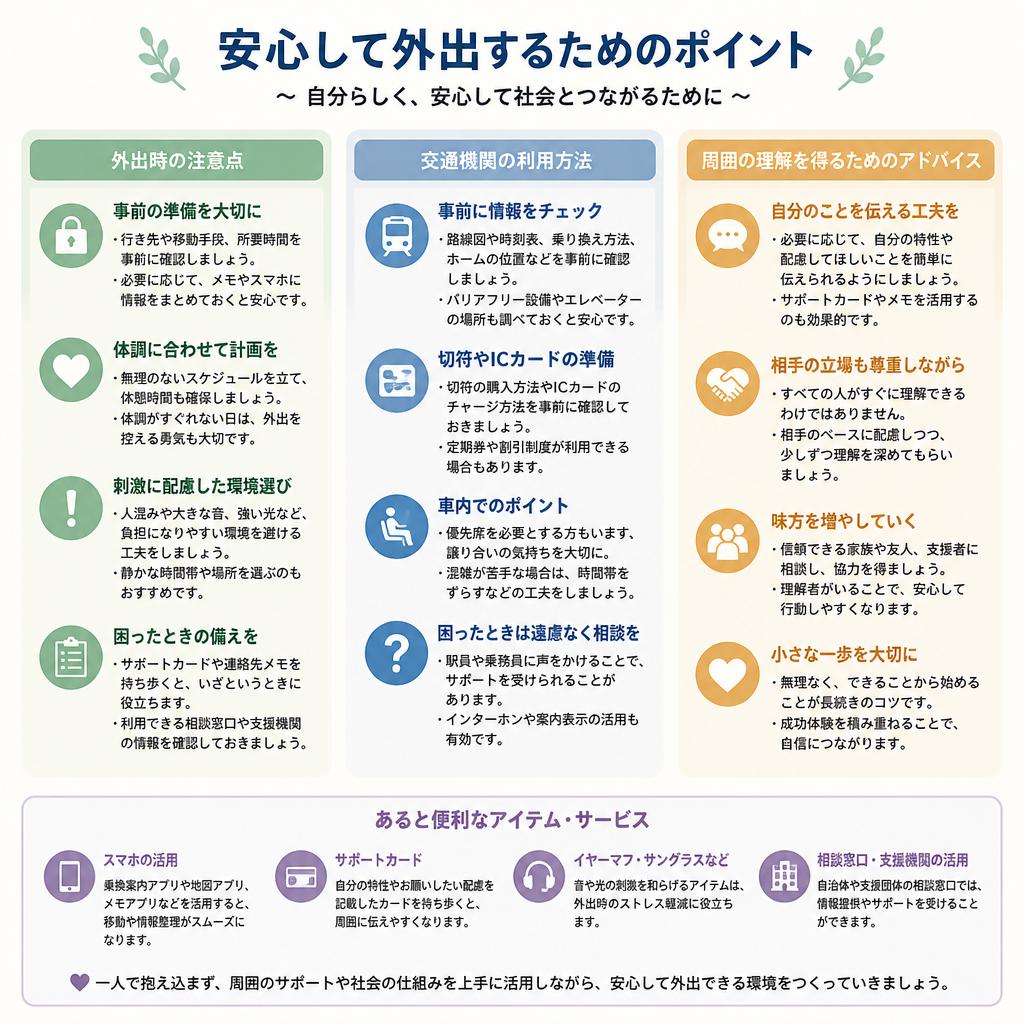 5. 安全に外出するためのポイント