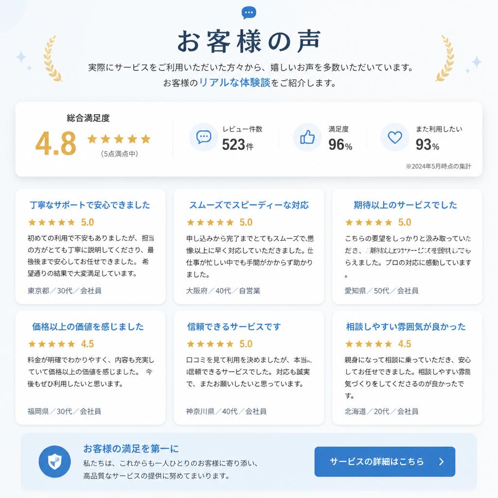 5. 利用者の声