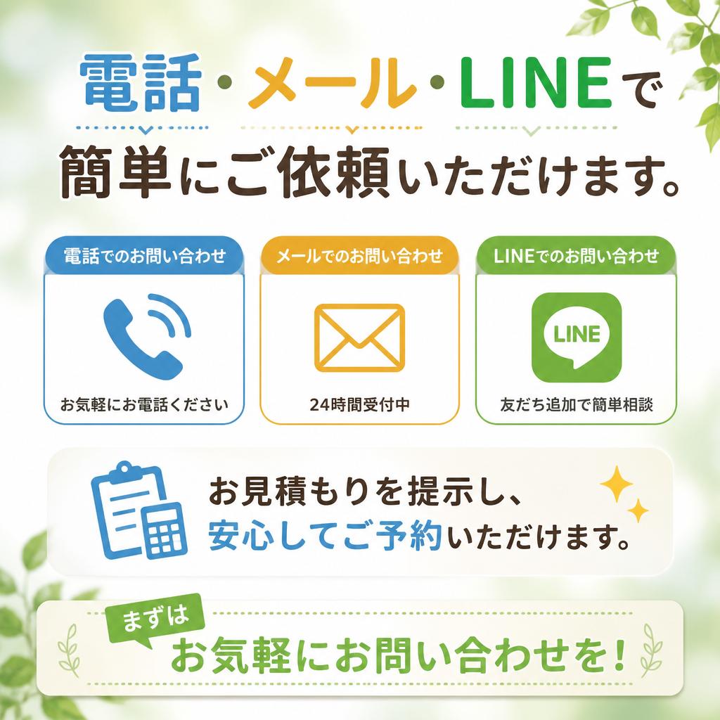 お申し込みの流れ