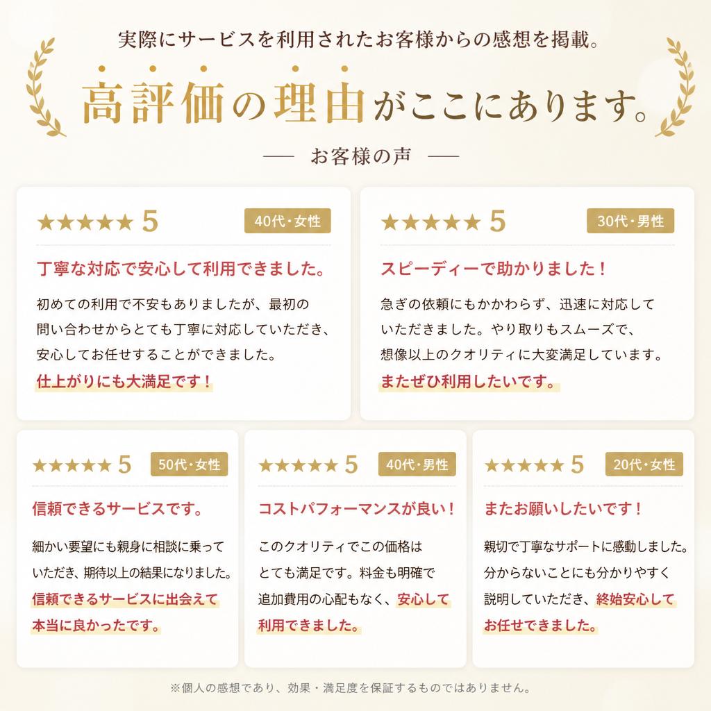 お客様の声