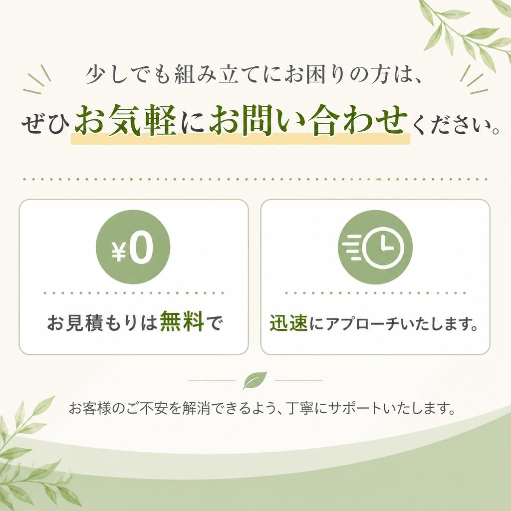 今すぐお問い合わせを！