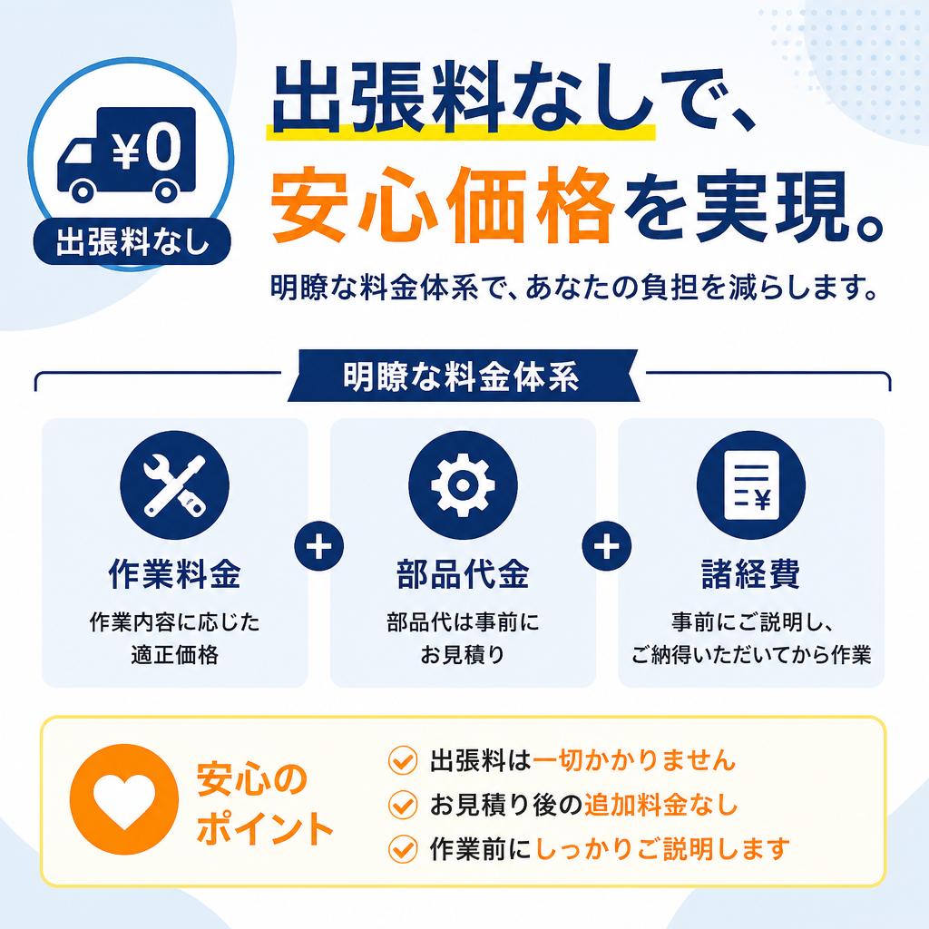 低価格で安心のサービス