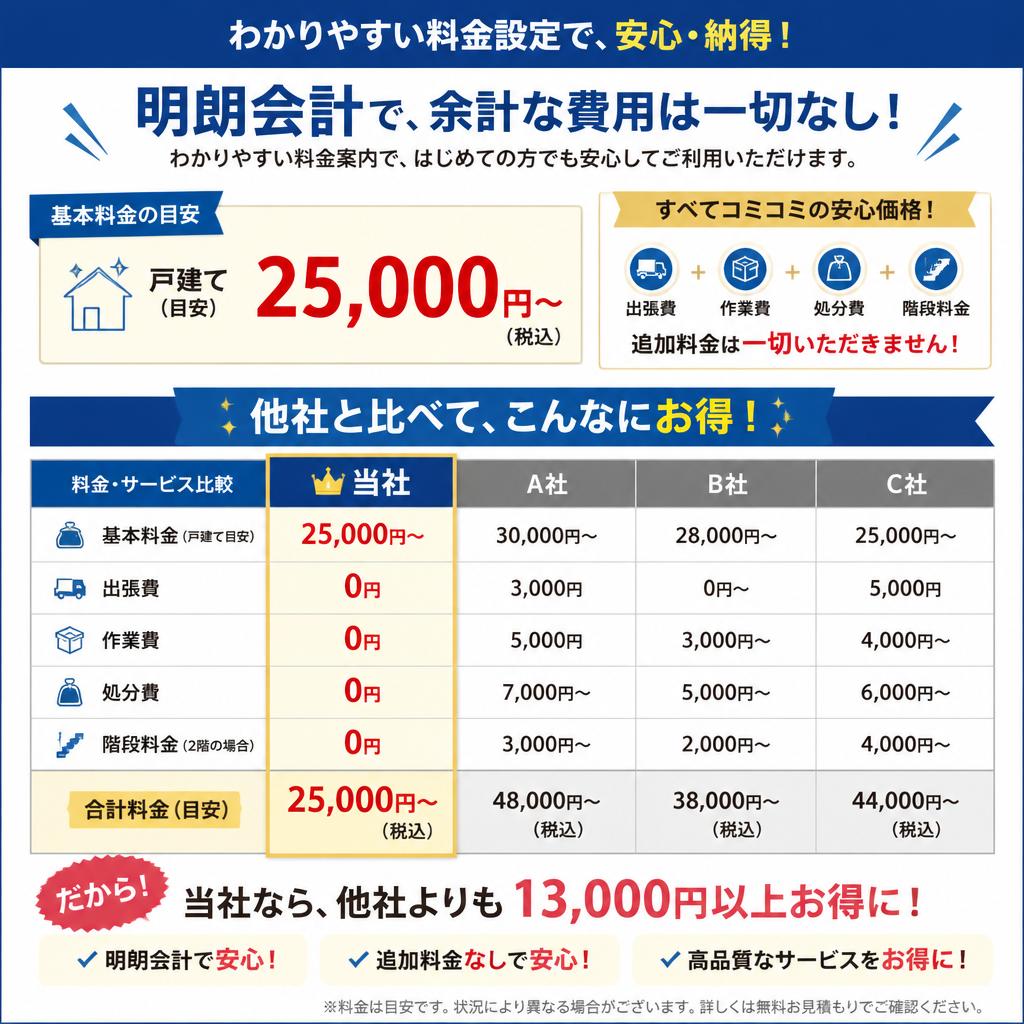 安心の料金体系