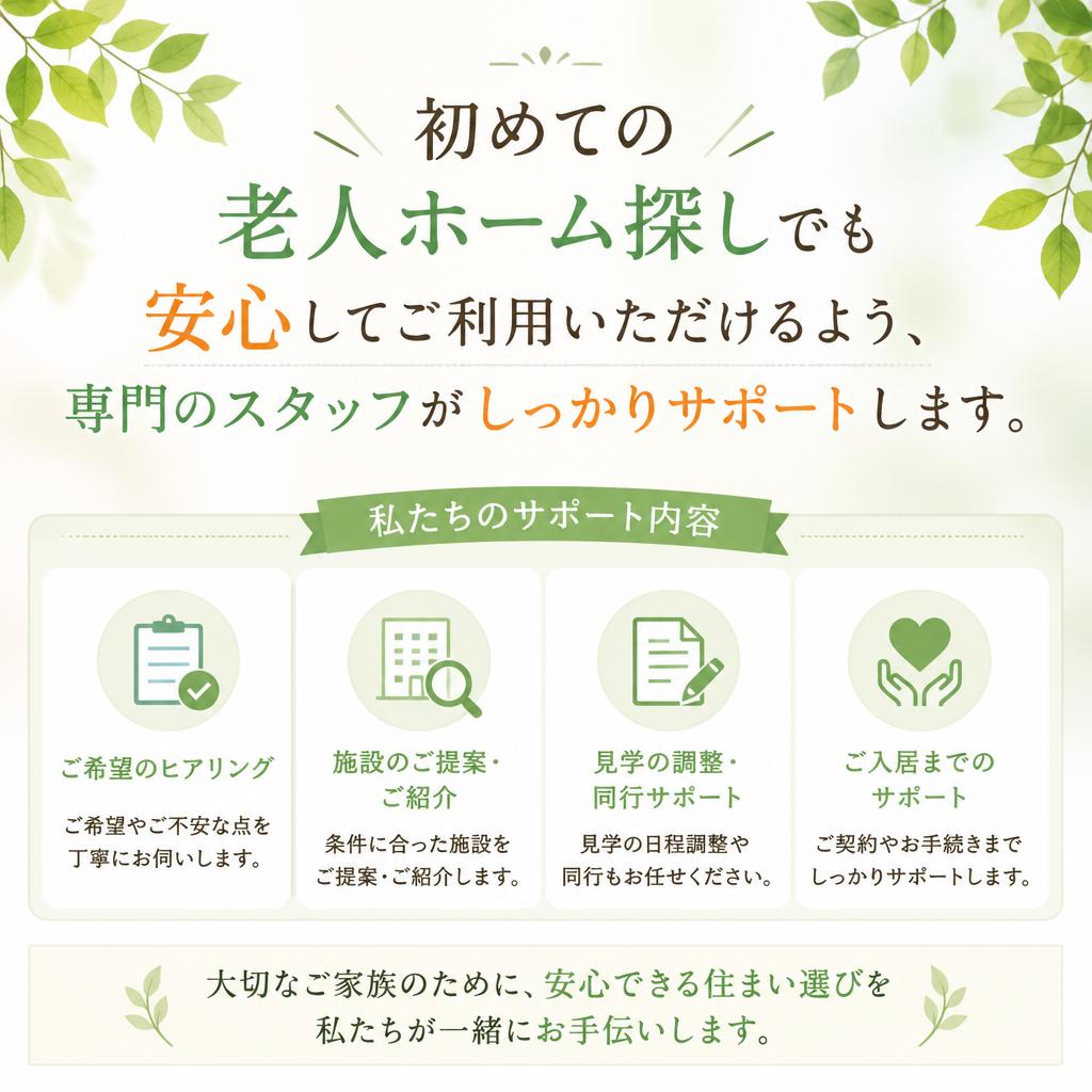 初めての方でも安心！