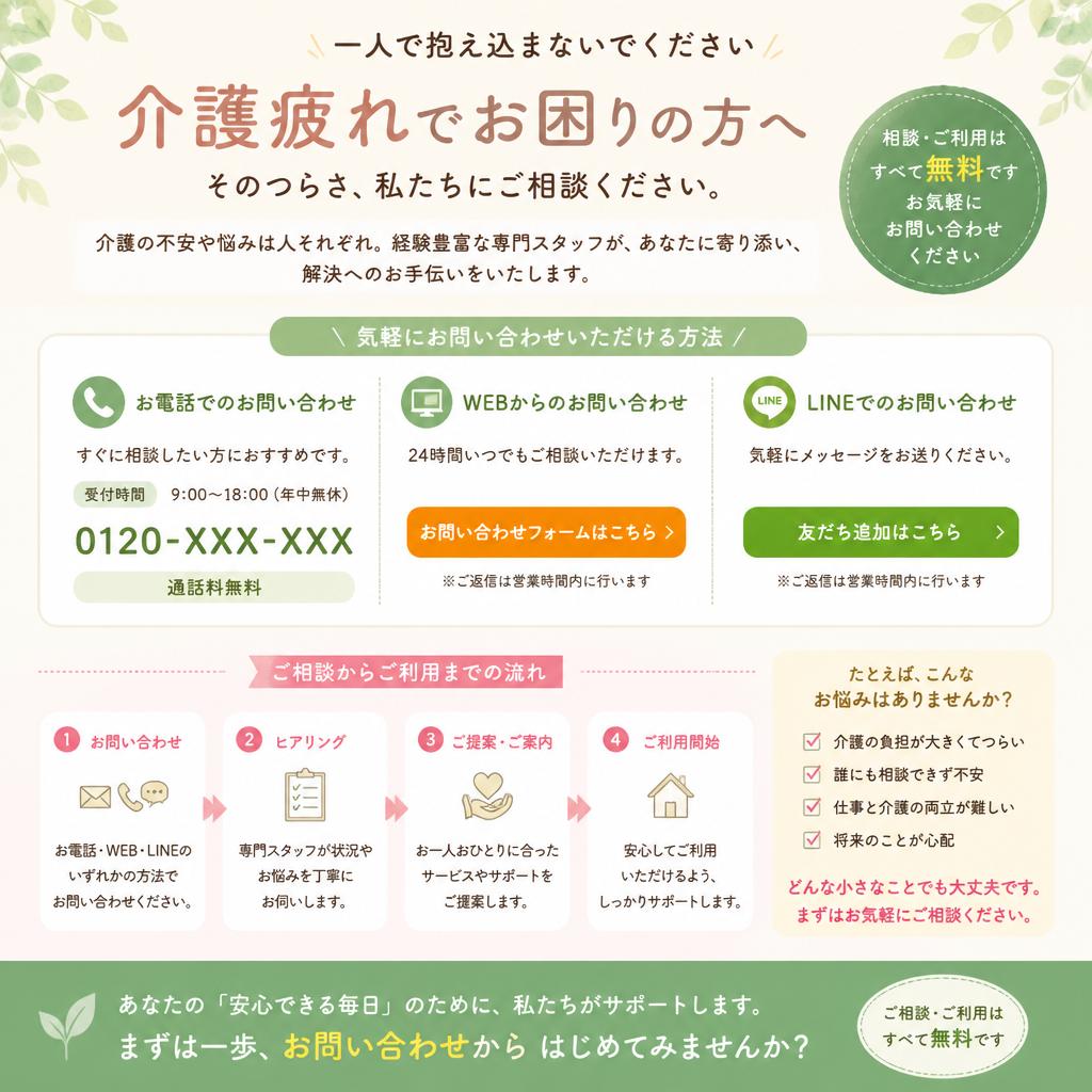 まずはご相談を！