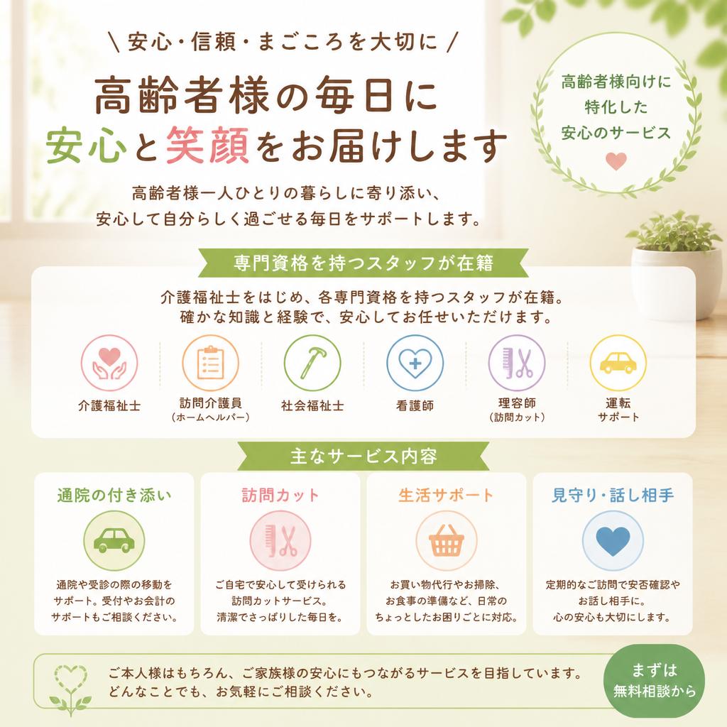 高齢者を支える特別なサービス