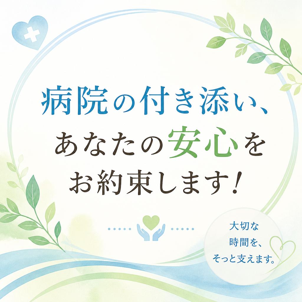 病院の付き添い、あなたの安心をお約束します！くらしのパートナー千種店